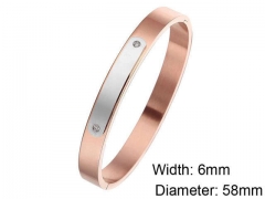 HY Wholesale Stainless Steel 316L Fashion Bangle-HY0076B047