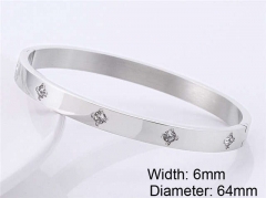 HY Wholesale Stainless Steel 316L Fashion Bangle-HY0076B083