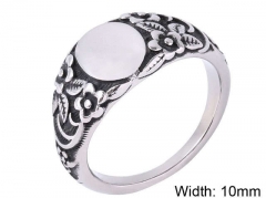 HY Wholesale Rings 316L Stainless Steel Popular Rings-HY0013R1000