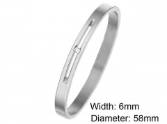 HY Wholesale Stainless Steel 316L Fashion Bangle-HY0076B204