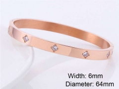 HY Wholesale Stainless Steel 316L Fashion Bangle-HY0076B084