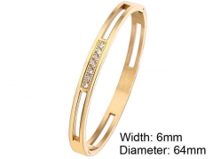 HY Wholesale Stainless Steel 316L Fashion Bangle-HY0076B221