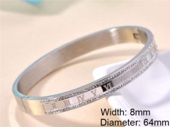 HY Wholesale Stainless Steel 316L Fashion Bangle-HY0076B119