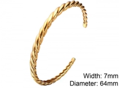 HY Wholesale Stainless Steel 316L Fashion Bangle-HY0076B075