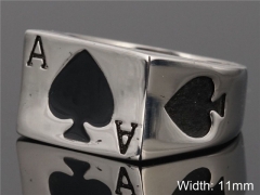 HY Wholesale Rings 316L Stainless Steel Popular Rings-HY0080R188