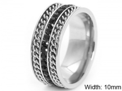 HY Wholesale Rings 316L Stainless Steel Popular Rings-HY0075R039