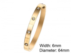 HY Wholesale Stainless Steel 316L Fashion Bangle-HY0076B336