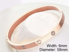 HY Wholesale Stainless Steel 316L Fashion Bangle-HY0076B071