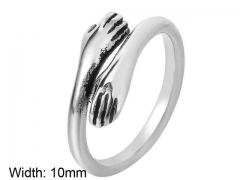 HY Wholesale Rings 316L Stainless Steel Popular Rings-HY0013R1232