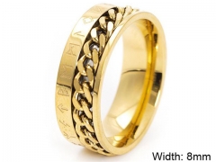 HY Wholesale Rings 316L Stainless Steel Popular Rings-HY0075R008