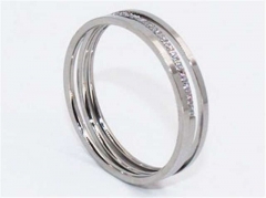 HY Wholesale Rings 316L Stainless Steel Popular Rings-HY0077R025