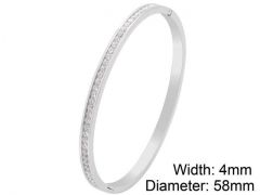 HY Wholesale Stainless Steel 316L Fashion Bangle-HY0076B313