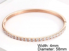 HY Wholesale Stainless Steel 316L Fashion Bangle-HY0076B333