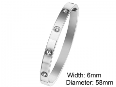 HY Wholesale Stainless Steel 316L Fashion Bangle-HY0076B190