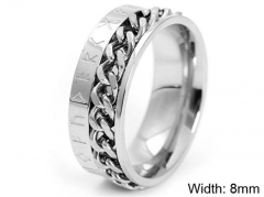 HY Wholesale Rings 316L Stainless Steel Popular Rings-HY0075R007