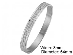 HY Wholesale Stainless Steel 316L Fashion Bangle-HY0076B275