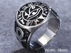 HY Wholesale Rings 316L Stainless Steel Popular Rings-HY0013R0720