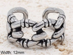 HY Wholesale Rings 316L Stainless Steel Popular Rings-HY0013R1121