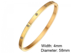 HY Wholesale Stainless Steel 316L Fashion Bangle-HY0076B188