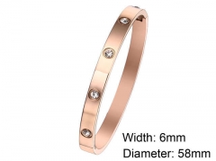 HY Wholesale Stainless Steel 316L Fashion Bangle-HY0076B192