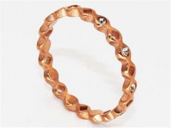 HY Wholesale Rings 316L Stainless Steel Popular Rings-HY0077R085