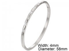 HY Wholesale Stainless Steel 316L Fashion Bangle-HY0076B325