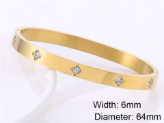 HY Wholesale Stainless Steel 316L Fashion Bangle-HY0076B082