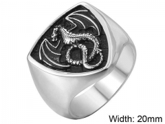 HY Wholesale Rings 316L Stainless Steel Popular Rings-HY0013R0718