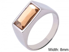 HY Wholesale Rings 316L Stainless Steel Popular Rings-HY0013R1013