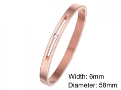HY Wholesale Stainless Steel 316L Fashion Bangle-HY0076B205