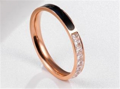 HY Wholesale Rings 316L Stainless Steel Popular Rings-HY0074R042