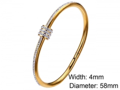 HY Wholesale Stainless Steel 316L Fashion Bangle-HY0076B194