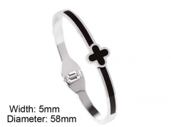 HY Wholesale Stainless Steel 316L Fashion Bangle-HY0076B116