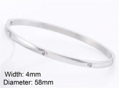 HY Wholesale Stainless Steel 316L Fashion Bangle-HY0076B328