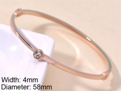 HY Wholesale Stainless Steel 316L Fashion Bangle-HY0076B280