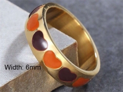 HY Wholesale Rings 316L Stainless Steel Popular Rings-HY0013R0862