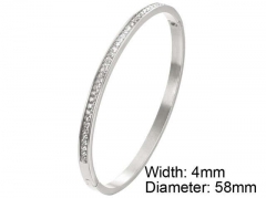 HY Wholesale Stainless Steel 316L Fashion Bangle-HY0076B316