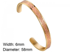 HY Wholesale Stainless Steel 316L Fashion Bangle-HY0076B289