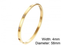 HY Wholesale Stainless Steel 316L Fashion Bangle-HY0076B107