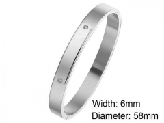 HY Wholesale Stainless Steel 316L Fashion Bangle-HY0076B045