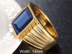 HY Wholesale Rings 316L Stainless Steel Popular Rings-HY0013R1199