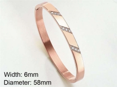 HY Wholesale Stainless Steel 316L Fashion Bangle-HY0076B172