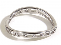 HY Wholesale Rings 316L Stainless Steel Popular Rings-HY0077R004