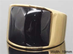 HY Wholesale Rings 316L Stainless Steel Popular Rings-HY0080R089