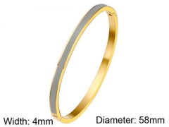 HY Wholesale Stainless Steel 316L Fashion Bangle-HY0076B024