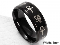 HY Wholesale Rings 316L Stainless Steel Popular Rings-HY0075R101