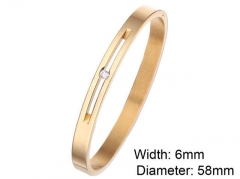 HY Wholesale Stainless Steel 316L Fashion Bangle-HY0076B203