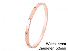 HY Wholesale Stainless Steel 316L Fashion Bangle-HY0076B081