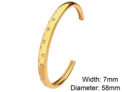 HY Wholesale Stainless Steel 316L Fashion Bangle-HY0076B078