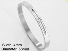 HY Wholesale Stainless Steel 316L Fashion Bangle-HY0076B201